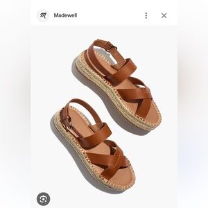 NWOT Madewell Sandals Julie Espadrilles
